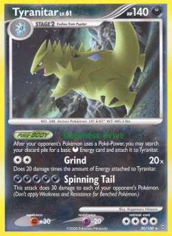 Tyranitar Lv.61 - Stormfront (Rare) [STF-30] Immagine principale del prodotto
