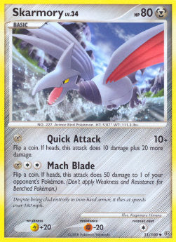 Skarmory Lv.34 - Stormfront (Uncommon) [STF-51] Immagine principale del prodotto