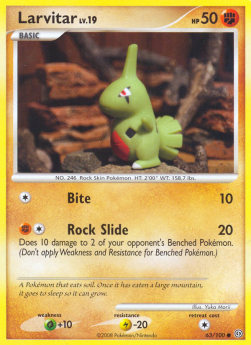 Larvitar Lv.19 - Stormfront (Common) [STF-63] Image principale du produit