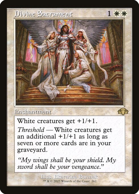 Divine Sacrament – Dominaria Remastered (DMR-262) Magic: The Gathering card | LC-REM-20260804-15374367654220-27840eab-9262-49d8-8007-033d42afcad7