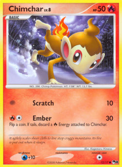 Chimchar Lv.8 - POP Series 8 (Common) [POP8-12] Hover Image