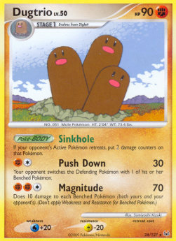 Dugtrio Lv.50 - Platinum (Rare) [PL-24] Immagine principale del prodotto