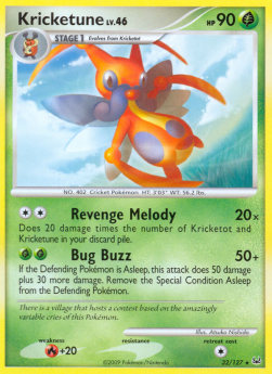 Kricketune Lv.46 - Platinum (Rare) [PL-32] Hover Image