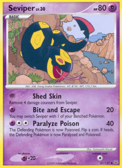 Seviper Lv.30 - Platinum (Uncommon) [PL-61] Image principale du produit