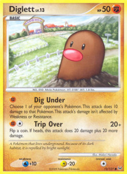 Diglett Lv.13 - Platinum (Common) [PL-72] Hover Image