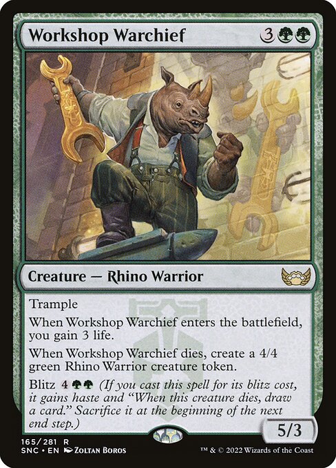 Workshop Warchief – Streets of New Capenna (SNC-165) Magic: The Gathering card | LC-REM-20260804-15369846260044-27851834-688f-4929-967d-dfa015194f7f