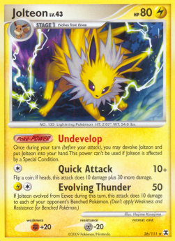 Jolteon Lv.43 - Rising Rivals (Rare) [RR-26] Imagen principal del producto