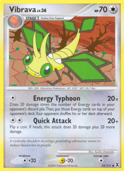 Vibrava Lv.36 - Rising Rivals (Uncommon) [RR-53]