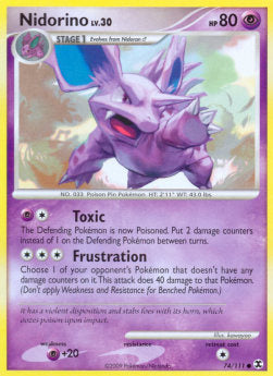 Nidorino Lv.30 - Rising Rivals (Common) [RR-74] Imagen principal del producto