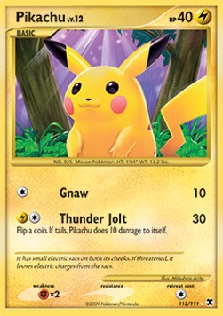 Pikachu Lv.12 - Rising Rivals (Secret Rare) [RR-112] Imagen principal del producto