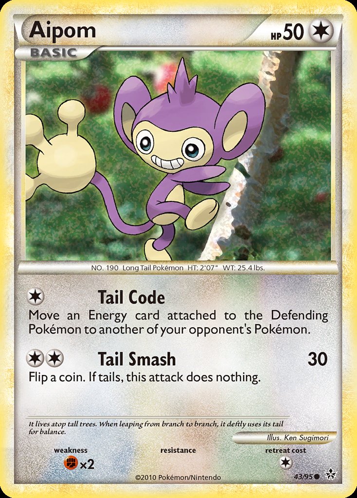 Aipom - Unleashed (Common) [UL-43] Image principale du produit