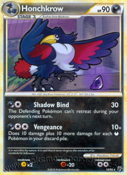 Honchkrow - Undaunted (Rare) [UD-16] Imagen principal del producto