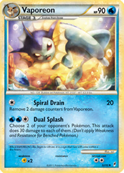 Vaporeon - Call of Legends (Uncommon) [CL-52]