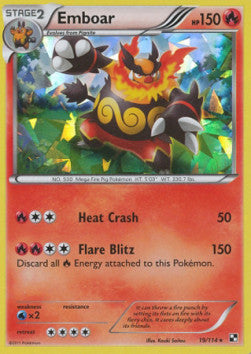 Emboar - Black & White (Holo Rare) [BLW-19] Hauptbild