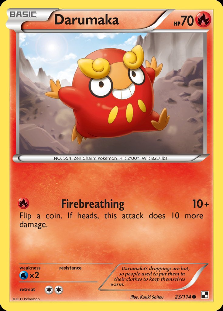 Darumaka - Black & White (Common) [BLW-23] Immagine principale del prodotto