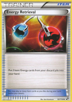 Energy Retrieval - Black & White (Uncommon) [BLW-92] Imagen principal del producto