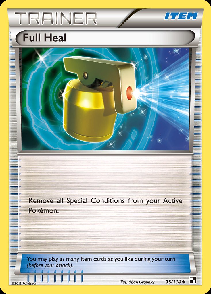 Full Heal - Black & White (Uncommon) [BLW-95] Immagine principale del prodotto