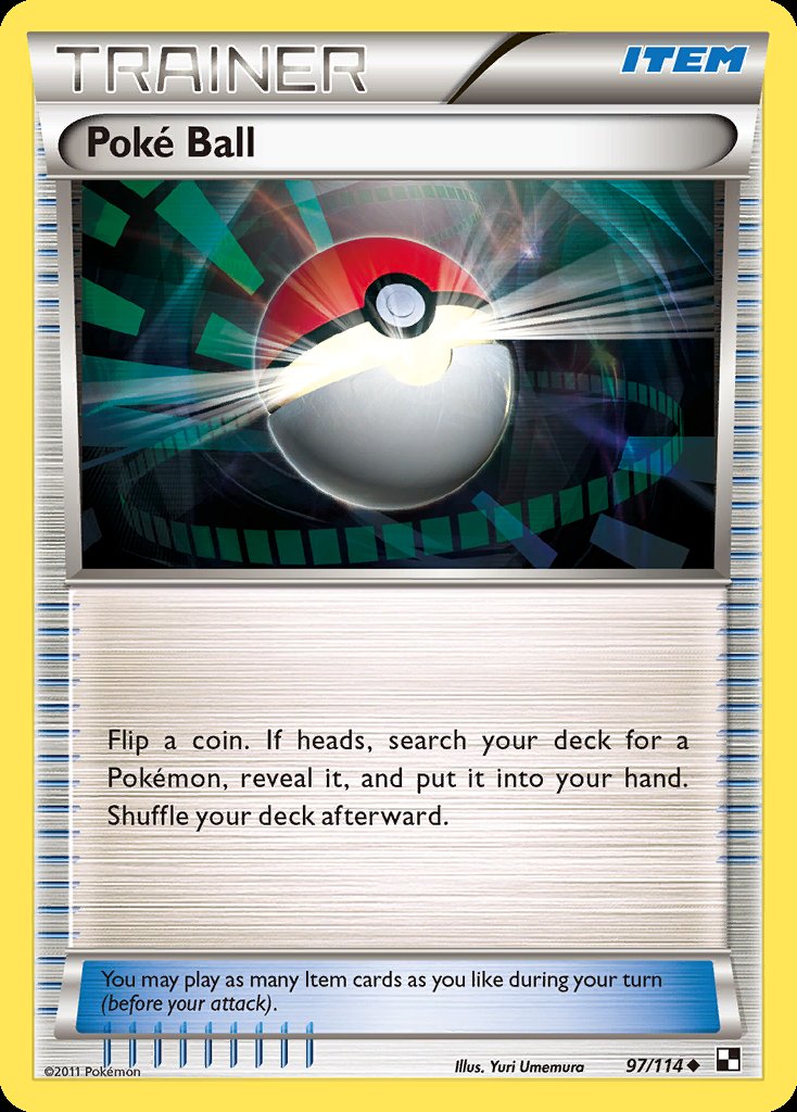 Poké Ball - Black & White (Uncommon) [BLW-97] Hauptbild