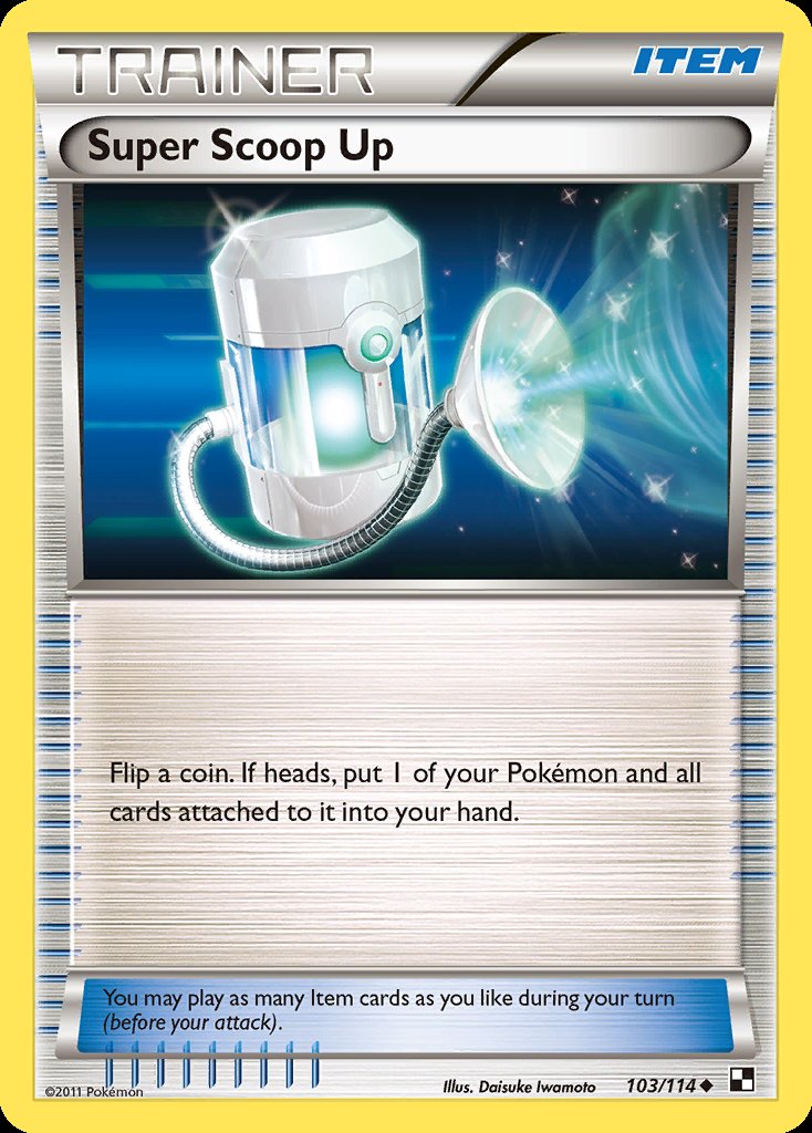 Super Scoop Up - Black & White (Uncommon) [BLW-103] Immagine principale del prodotto