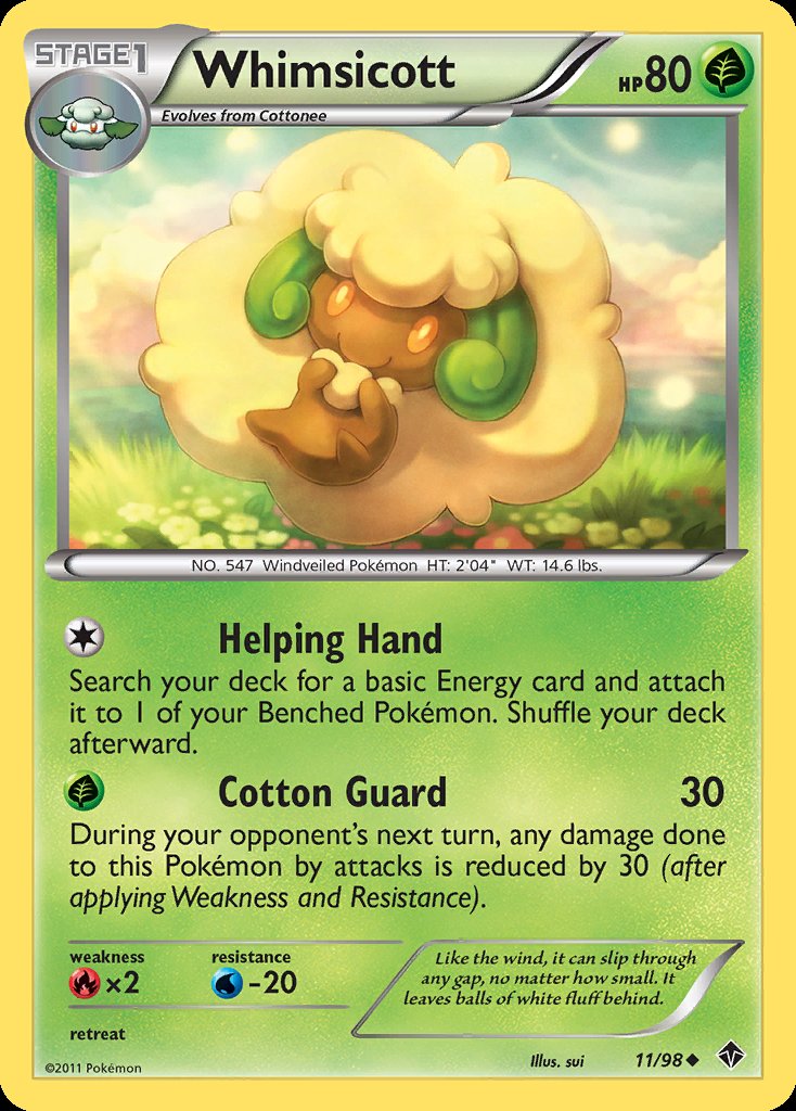 Whimsicott - Emerging Powers (Uncommon) [EPO-11] Image principale du produit