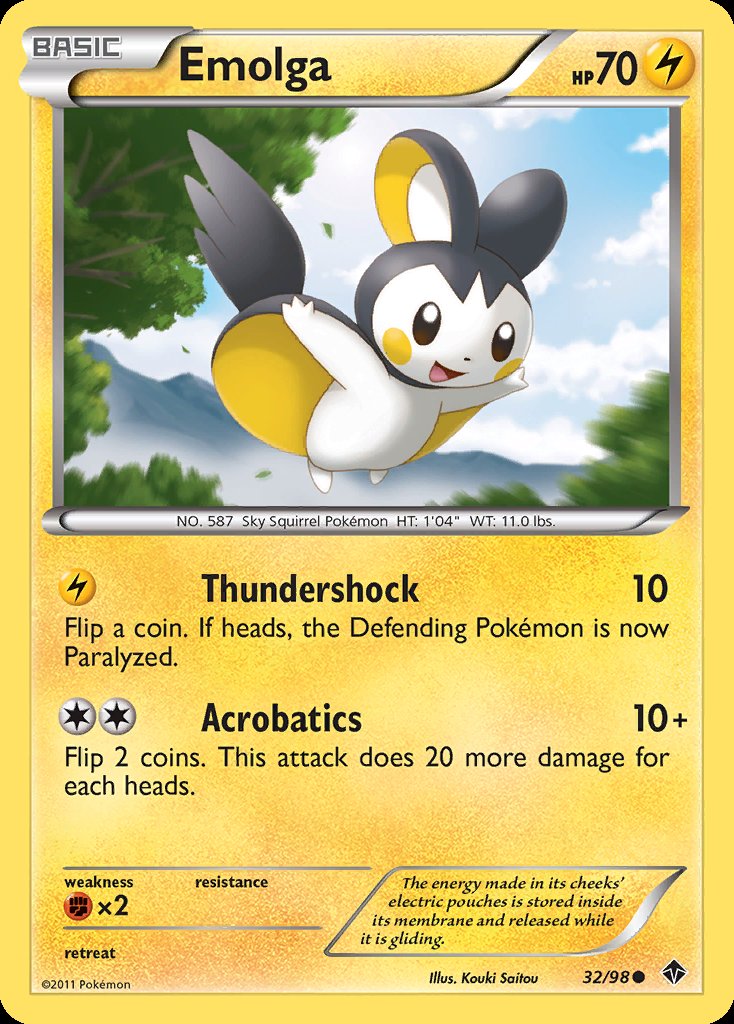 Emolga - Emerging Powers (Common) [EPO-32] Image principale du produit
