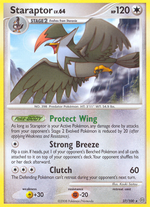 Staraptor Lv.64 – Stormfront 27 – Pokémon TCG single card Imagen principal del producto