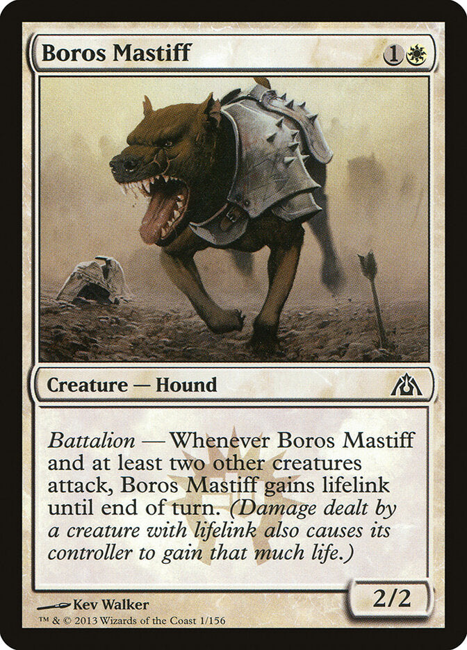 Boros Mastiff - Dragon's Maze (Common) [DGM-1]