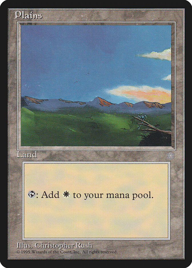 Magic-kaart Plains ICE-366 uit Ice Age (Land) Hoofdafbeelding