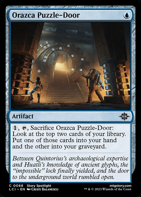 Orazca Puzzle-Door – The Lost Caverns of Ixalan (LCI-68) Magic: The Gathering card
