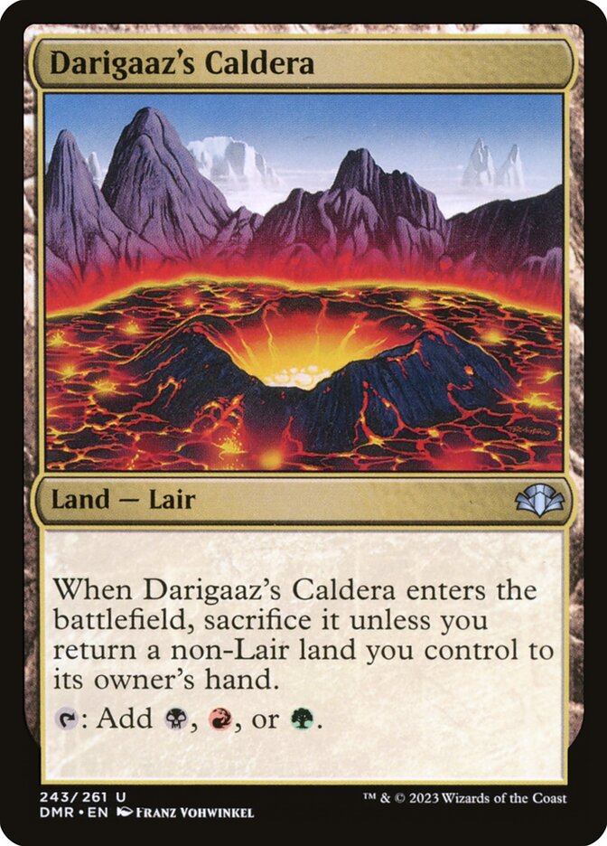 Darigaaz's Caldera - Dominaria Remastered (Uncommon) [DMR-243]