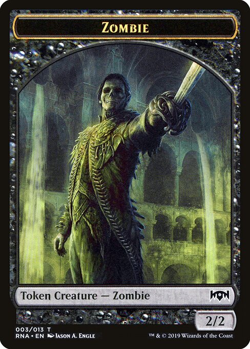 Zombie – Ravnica Allegiance Tokens (TRNA-3) Magic: The Gathering card | LC-REM-20260804-15151822045516-27b69e52-f394-4863-943b-239e96b5cc95