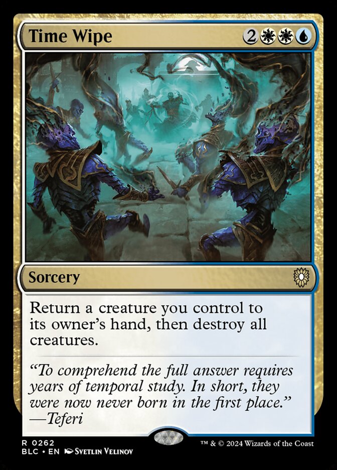 Time Wipe - Commander: Bloomburrow (Rare) [BLC-262]