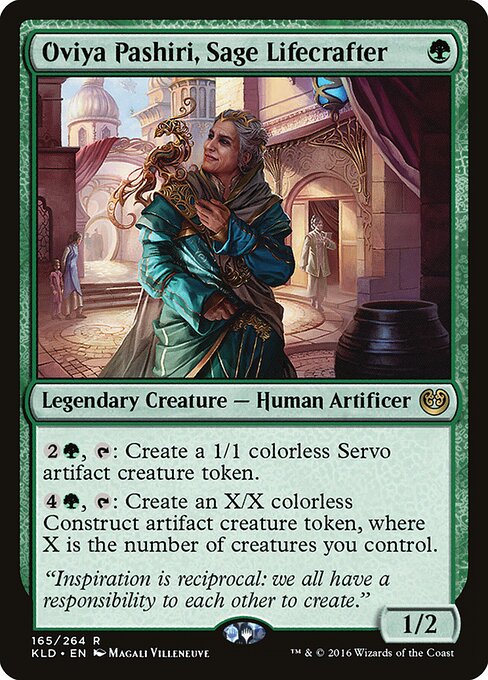 Oviya Pashiri, Sage Lifecrafter – Kaladesh (KLD-165) Magic: The Gathering card