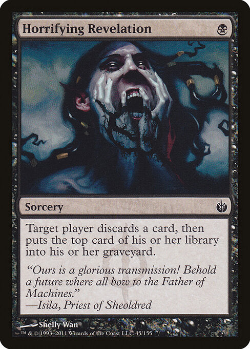 Horrifying Revelation – Mirrodin Besieged (MBS-45) Magic: The Gathering card
