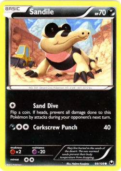 Sandile - Dark Explorers (Common) [DEX-64] Hover Image