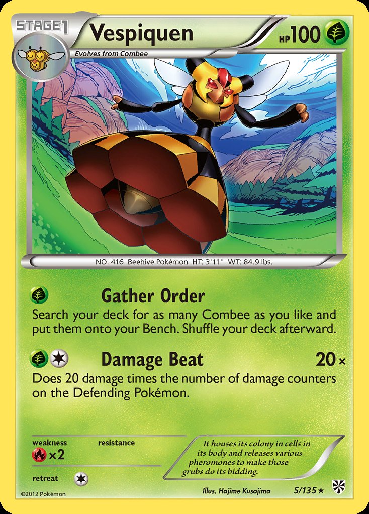 Vespiquen - Plasma Storm (Rare) [PLS-5] Immagine principale del prodotto