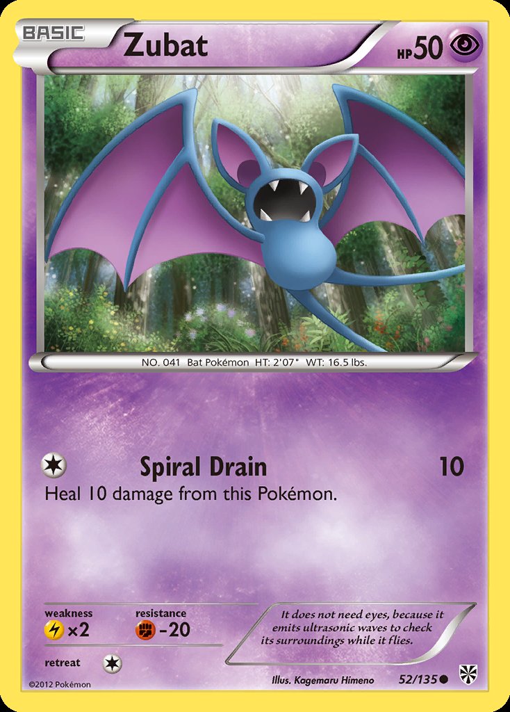 Zubat - Plasma Storm (Common) [PLS-52] Hoofdafbeelding