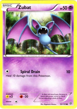 Zubat - Plasma Storm (Common) [PLS-52] Hover Image