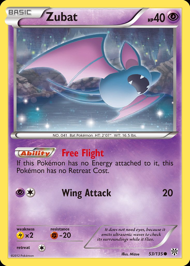 Zubat - Plasma Storm (Common) [PLS-53] Hoofdafbeelding