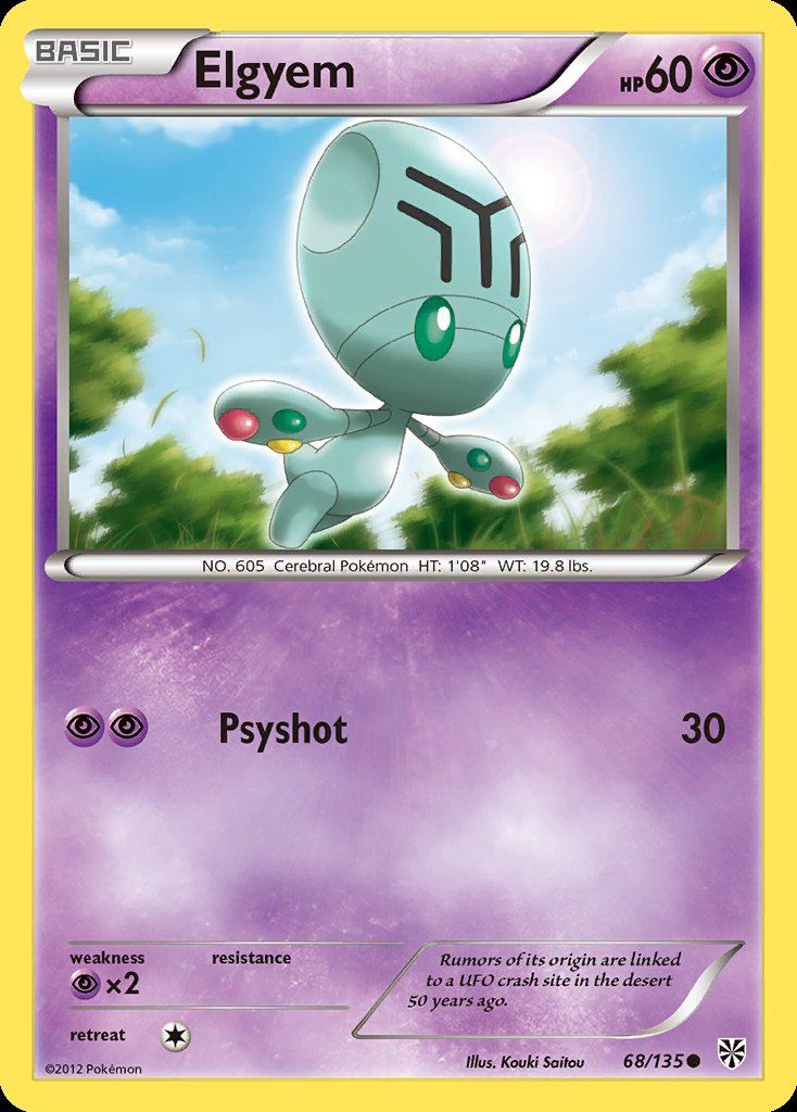 Elgyem - Plasma Storm (Common) [PLS-68] Imagen principal del producto