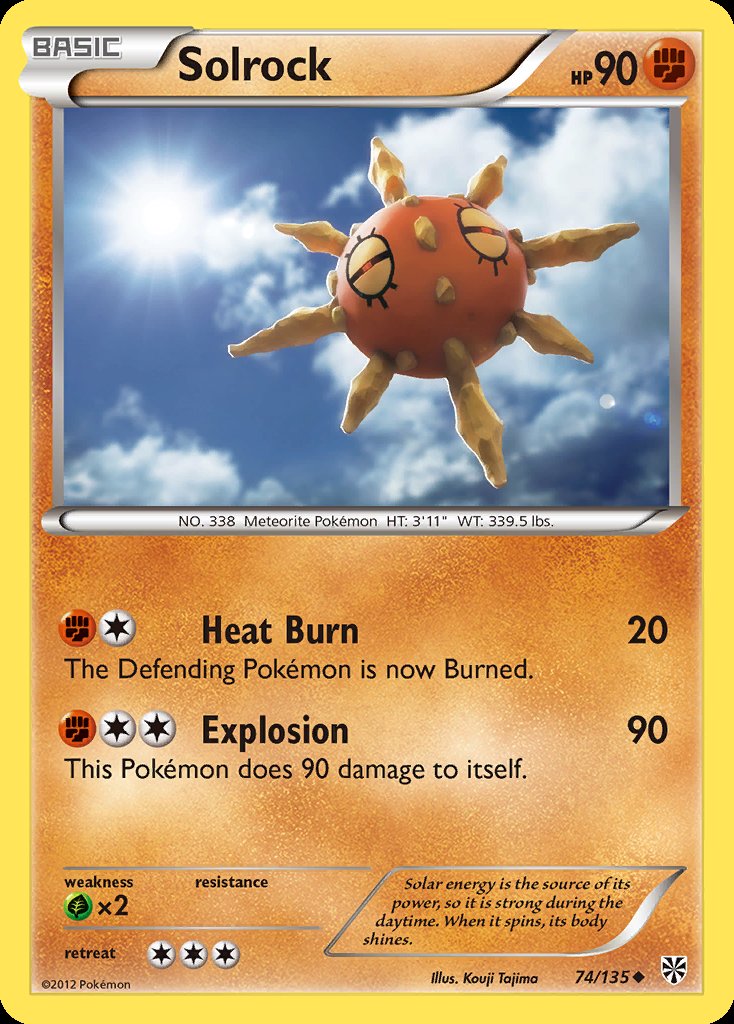 Solrock - Plasma Storm (Uncommon) [PLS-74] Hoofdafbeelding