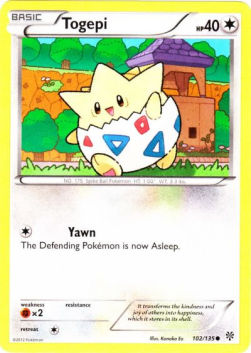 Togepi - Plasma Storm (Common) [PLS-102] Hover Image
