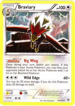 Braviary - Plasma Storm (Rare) [PLS-116] Imagen principal del producto