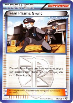 Team Plasma Grunt - Plasma Storm (Uncommon) [PLS-125] Image principale du produit