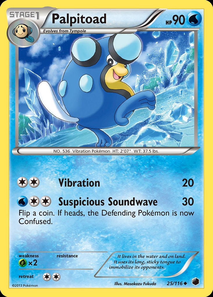 Palpitoad - Plasma Freeze (Uncommon) [PLF-25] Hoofdafbeelding