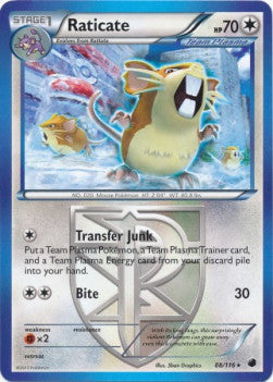 Raticate - Plasma Freeze (Rare) [PLF-88] Main image