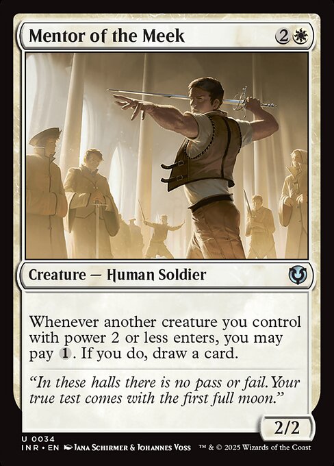 Mentor of the Meek – Innistrad Remastered (INR-34) Magic: The Gathering card