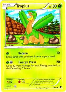 Tropius - Plasma Blast (Uncommon) [PLB-5]