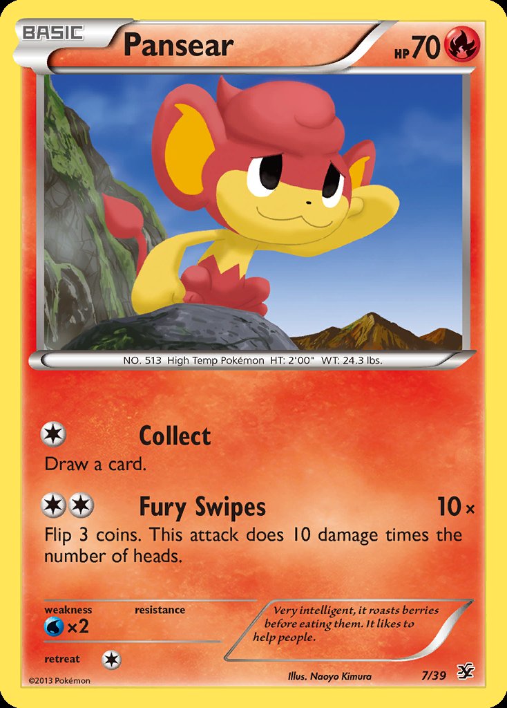 Pansear - XY Kalos Starter Set (Common) [KSS-7] Hoofdafbeelding