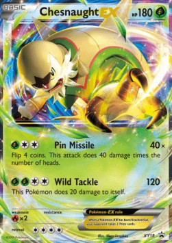 Chesnaught EX - XY Black Star Promos (Promo) [XYPR-18] Imagen principal del producto